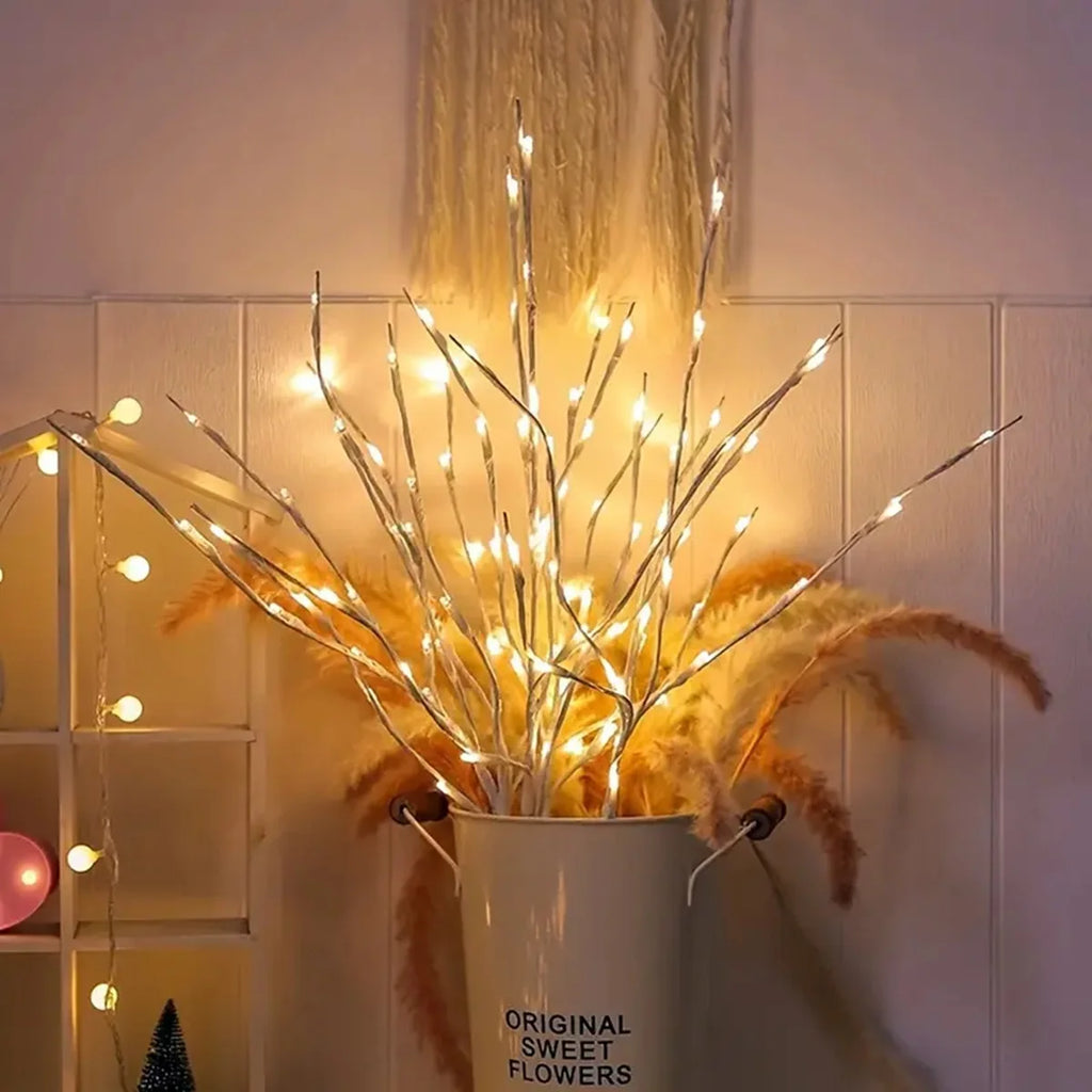 Decorative Birch Light Branch