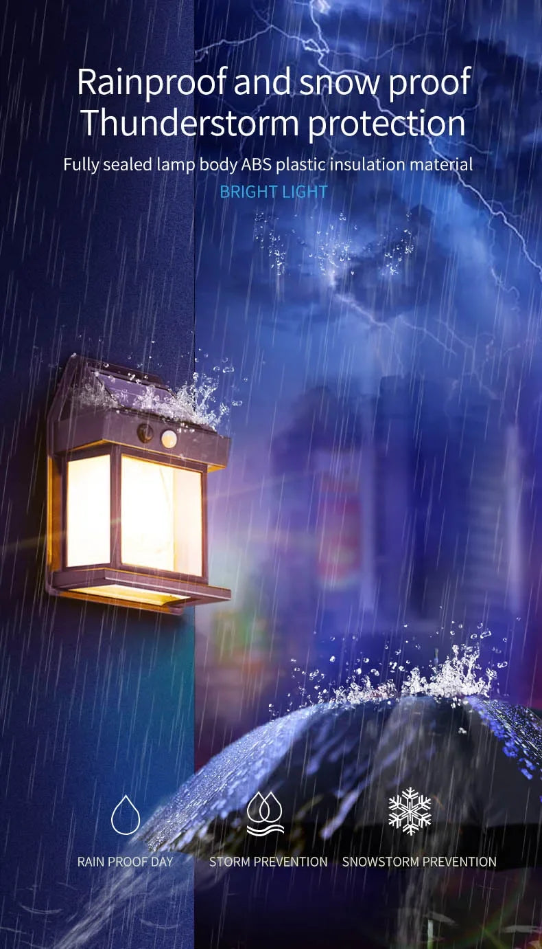 Powerful Solar Wall Light
