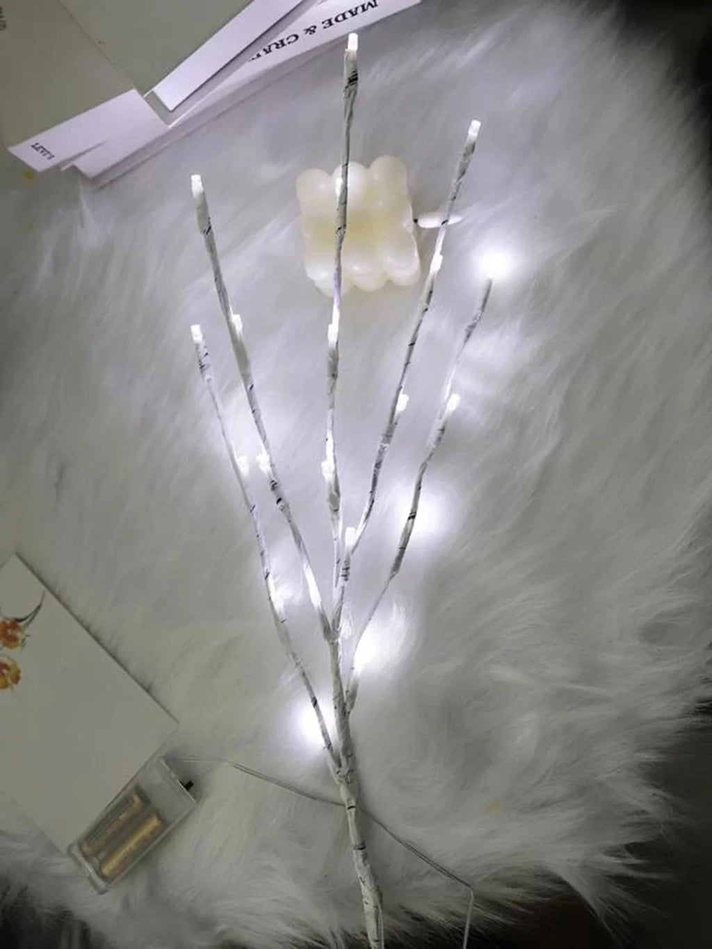 Decorative Birch Light Branch