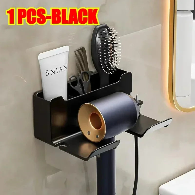 Wall-Mount Hair Dryer Stand