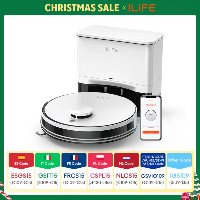 ILIFE A30 PRO Smart Robot Vacuum