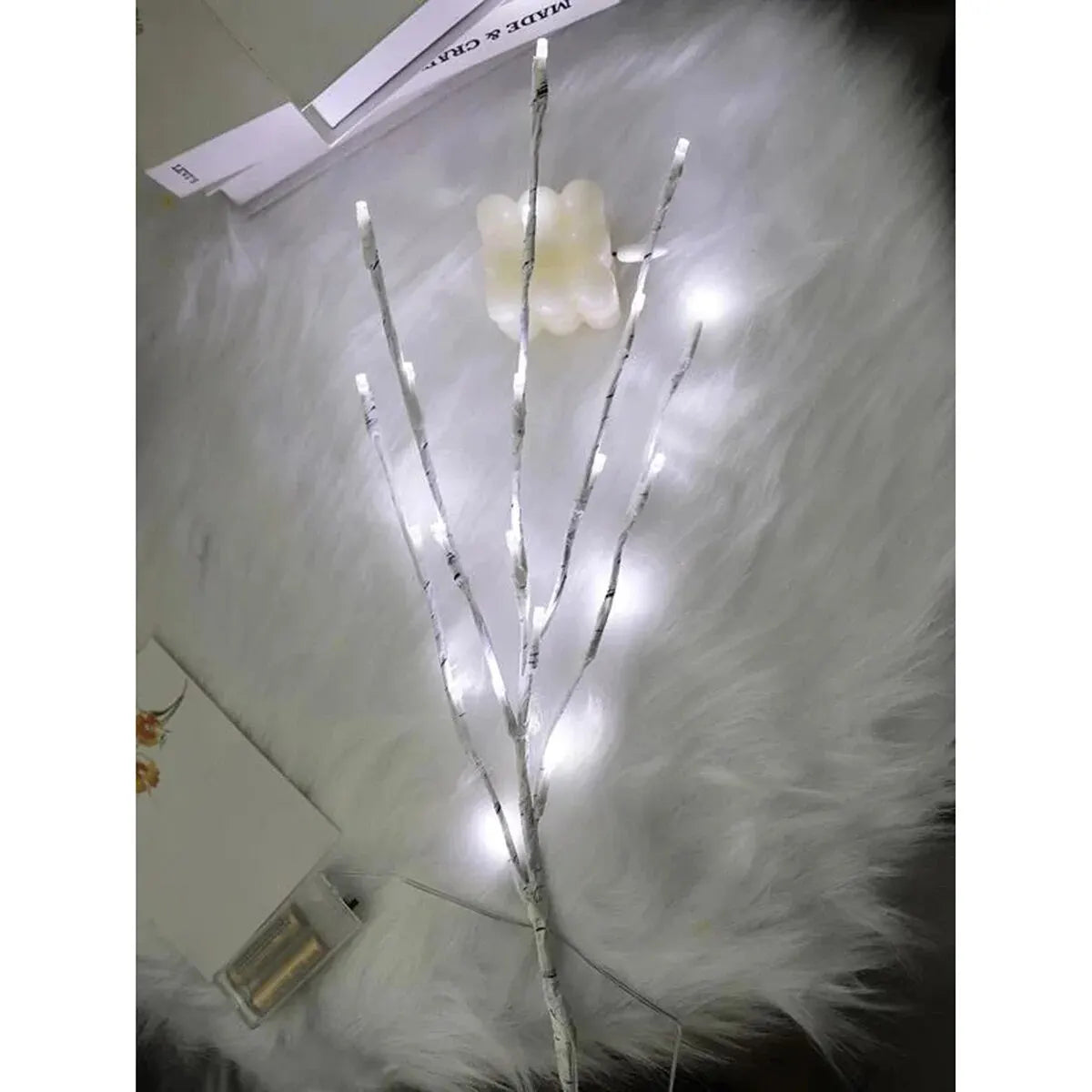 Decorative Birch Light Branch