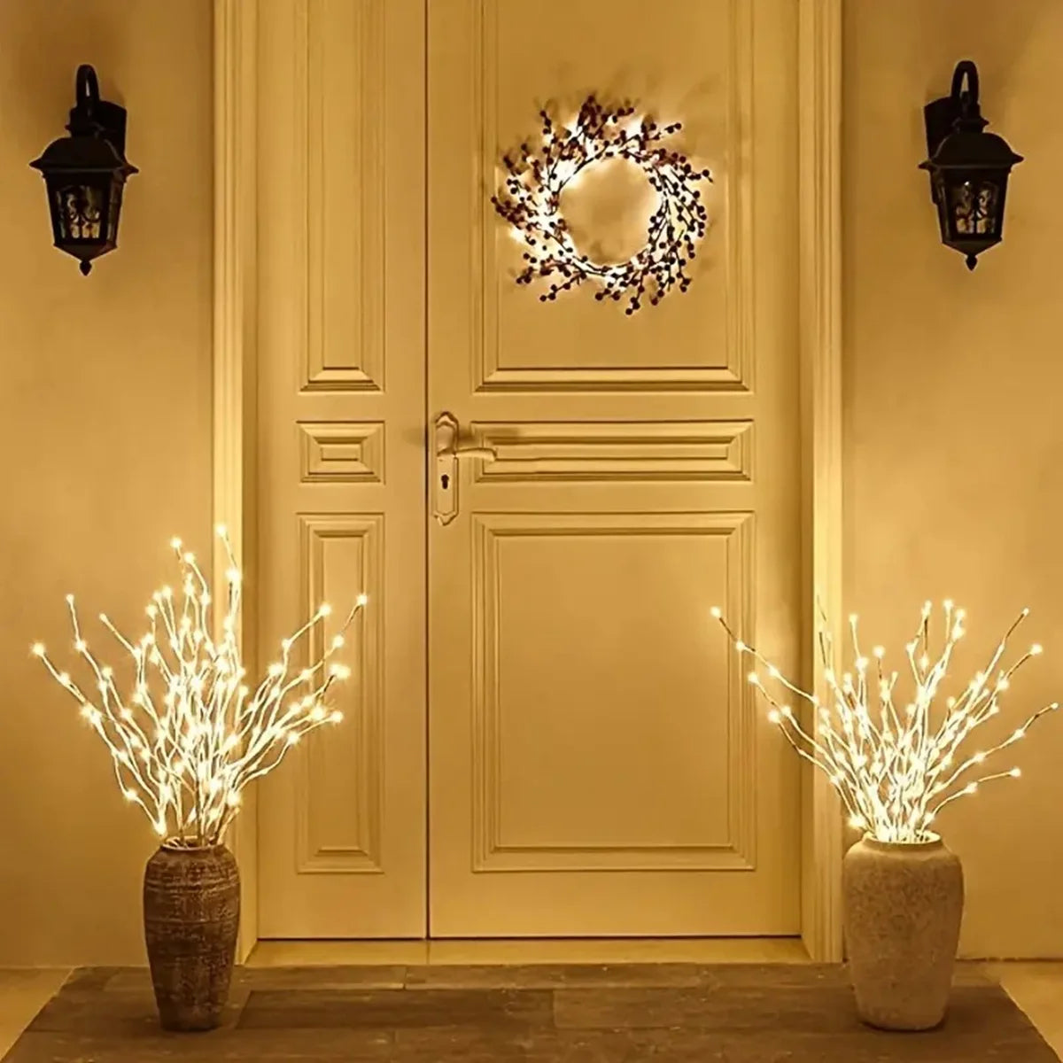 Decorative Birch Light Branch