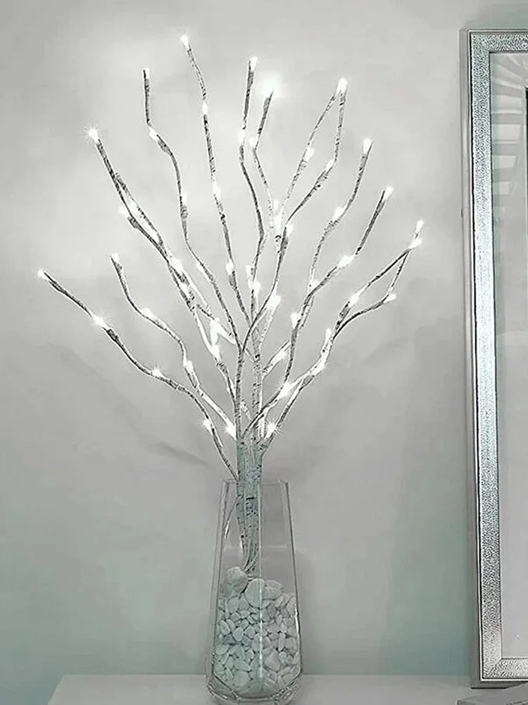 Decorative Birch Light Branch