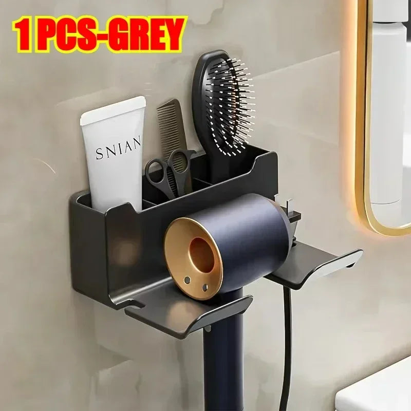 Wall-Mount Hair Dryer Stand