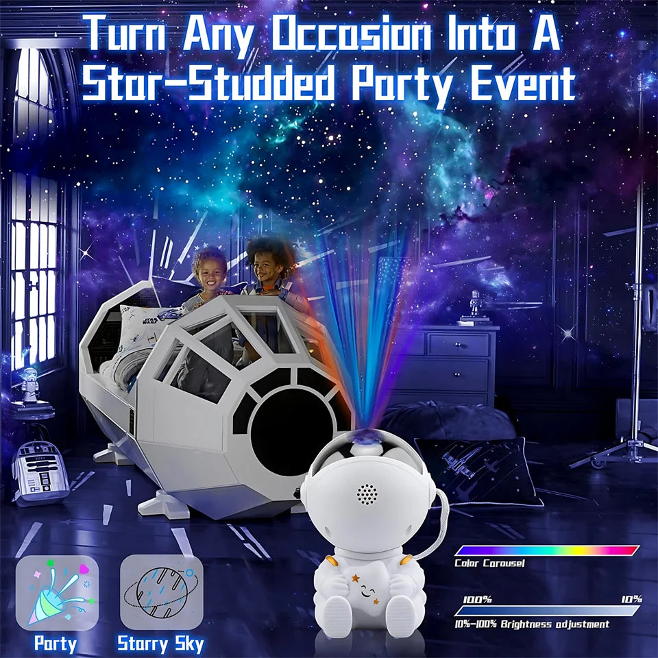 Astronaut Galaxy Star Projector