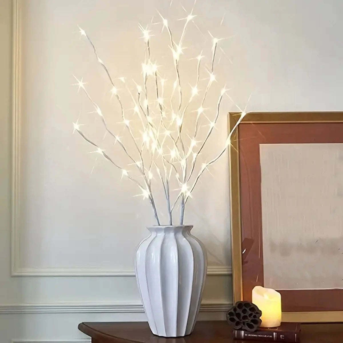 Decorative Birch Light Branch