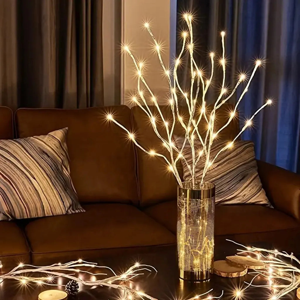 Decorative Birch Light Branch