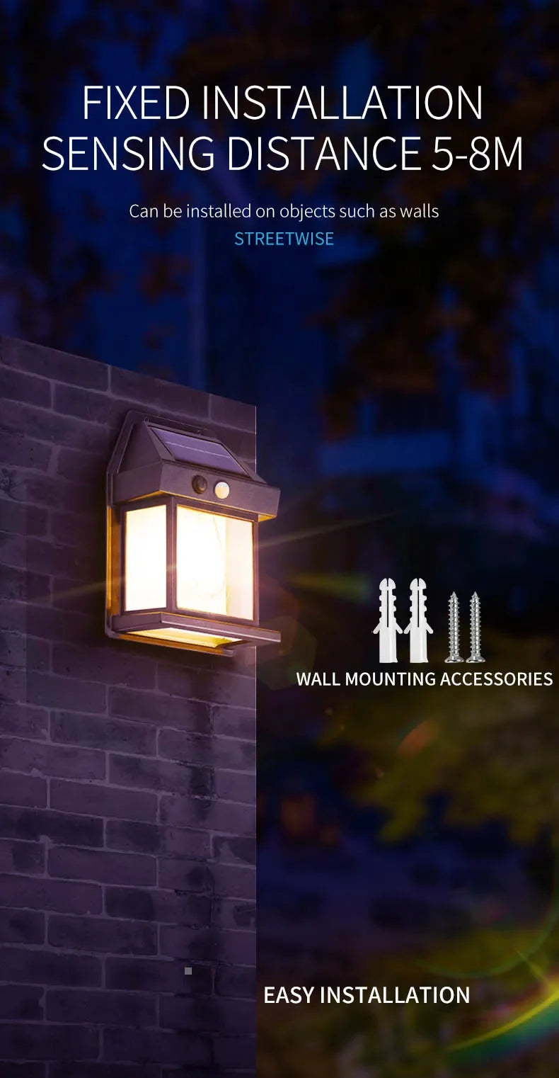Powerful Solar Wall Light