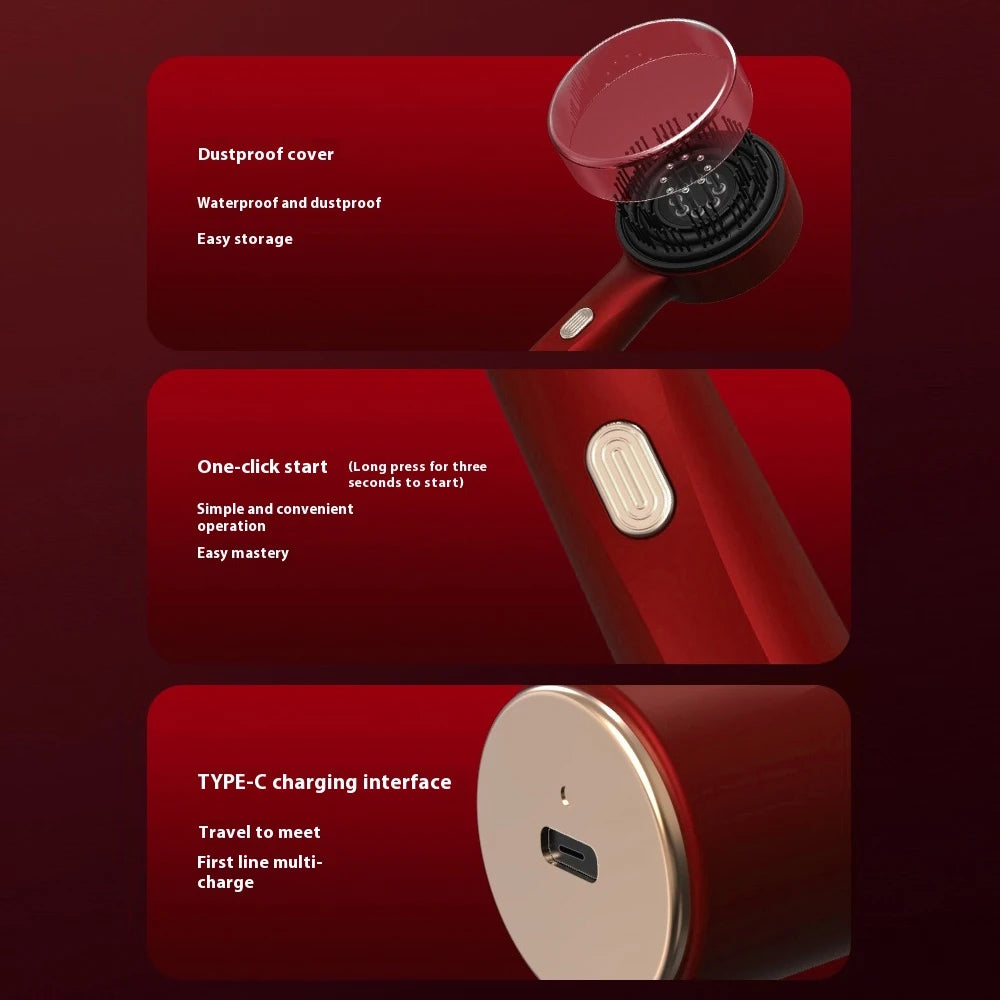 Electric Scalp Massage Comb Infrared Light Head Massager for Hair Growth Medicine Scalp Oil Applicator Anti-Hair Loss Hair Care