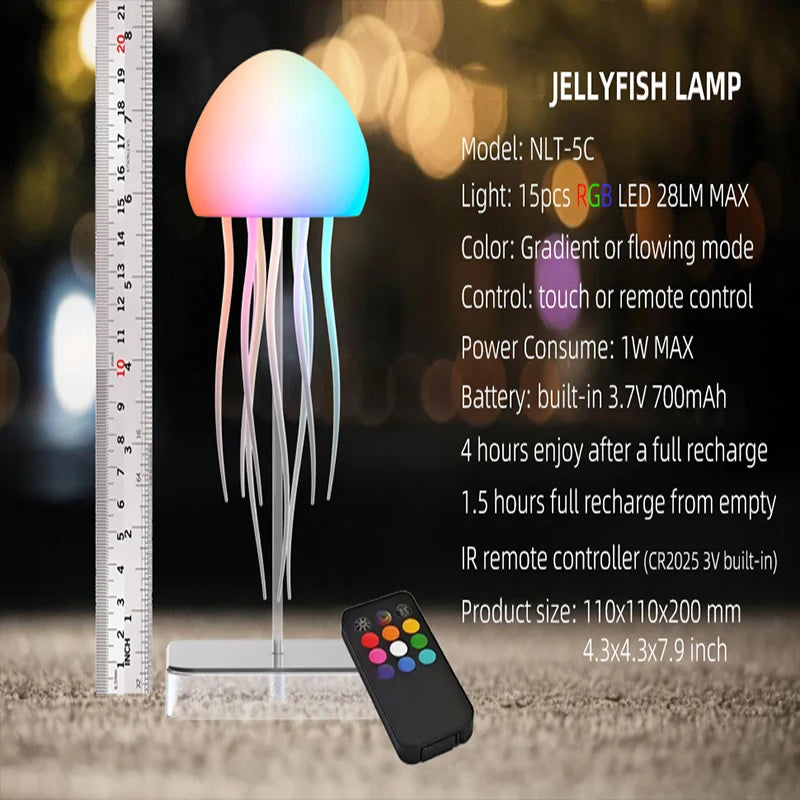 LED Jellyfish Lamp