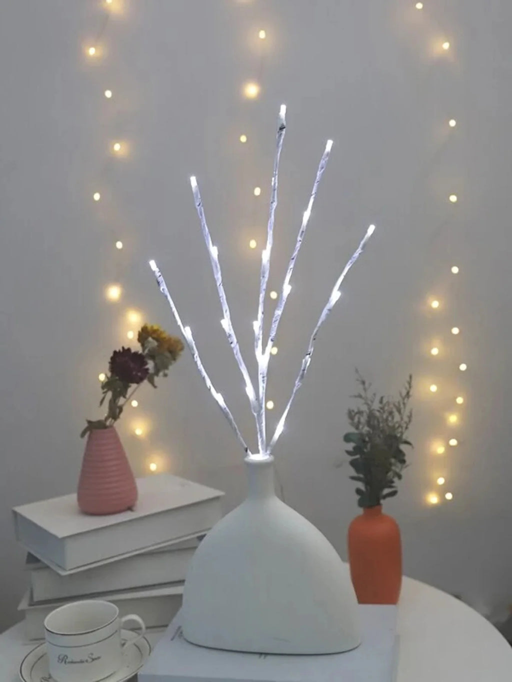 Decorative Birch Light Branch
