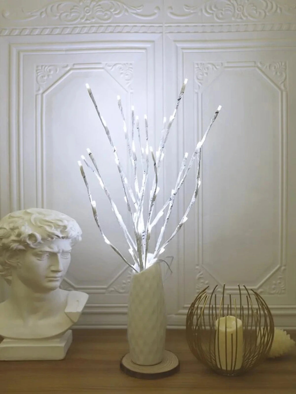 Decorative Birch Light Branch