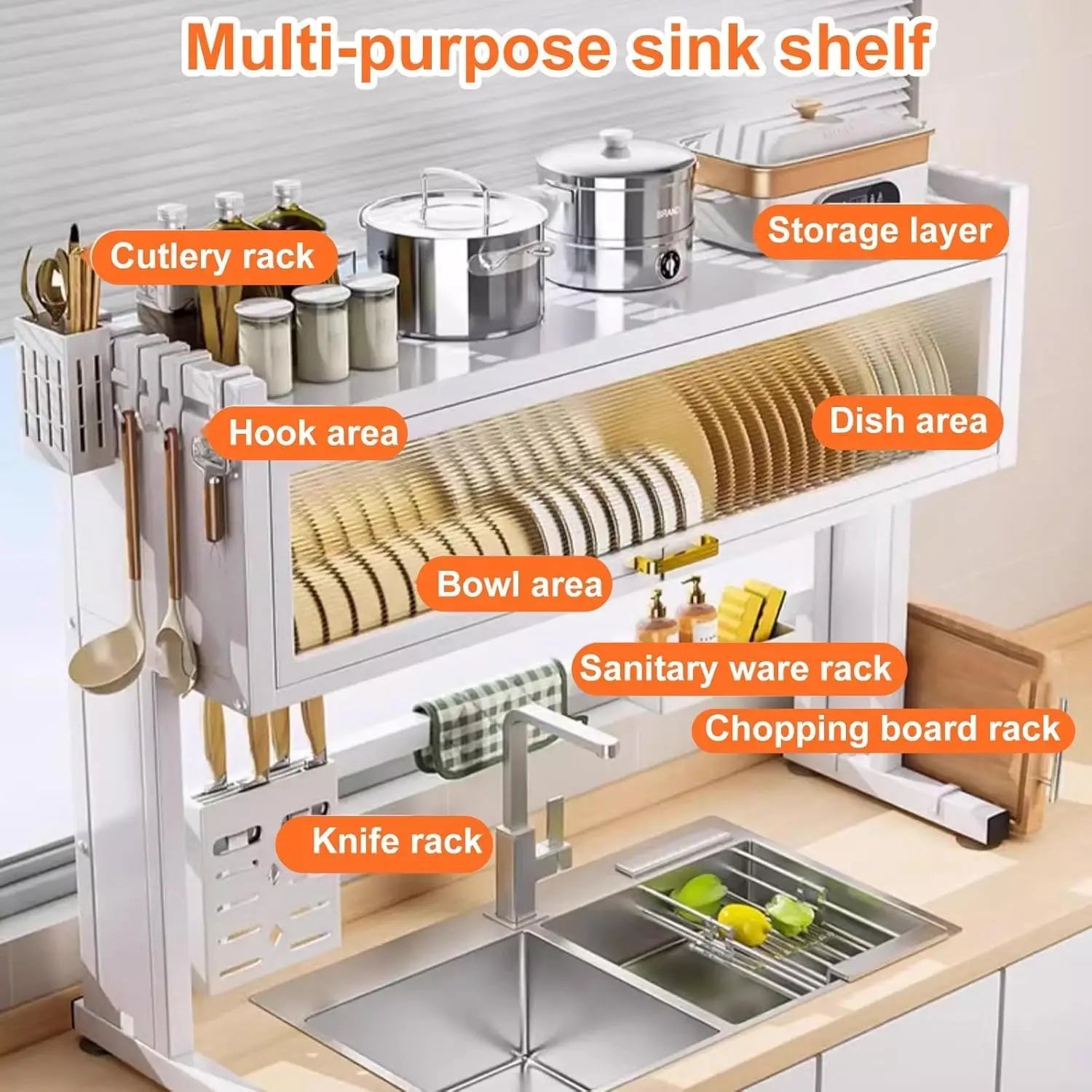 Over-Sink Drying Rack