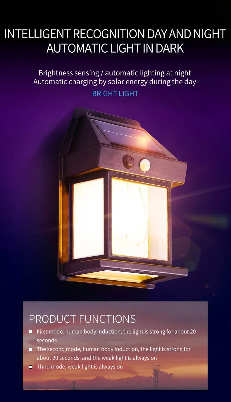 Powerful Solar Wall Light