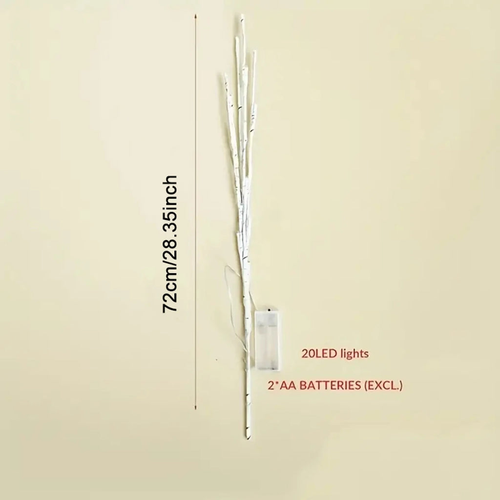 Decorative Birch Light Branch